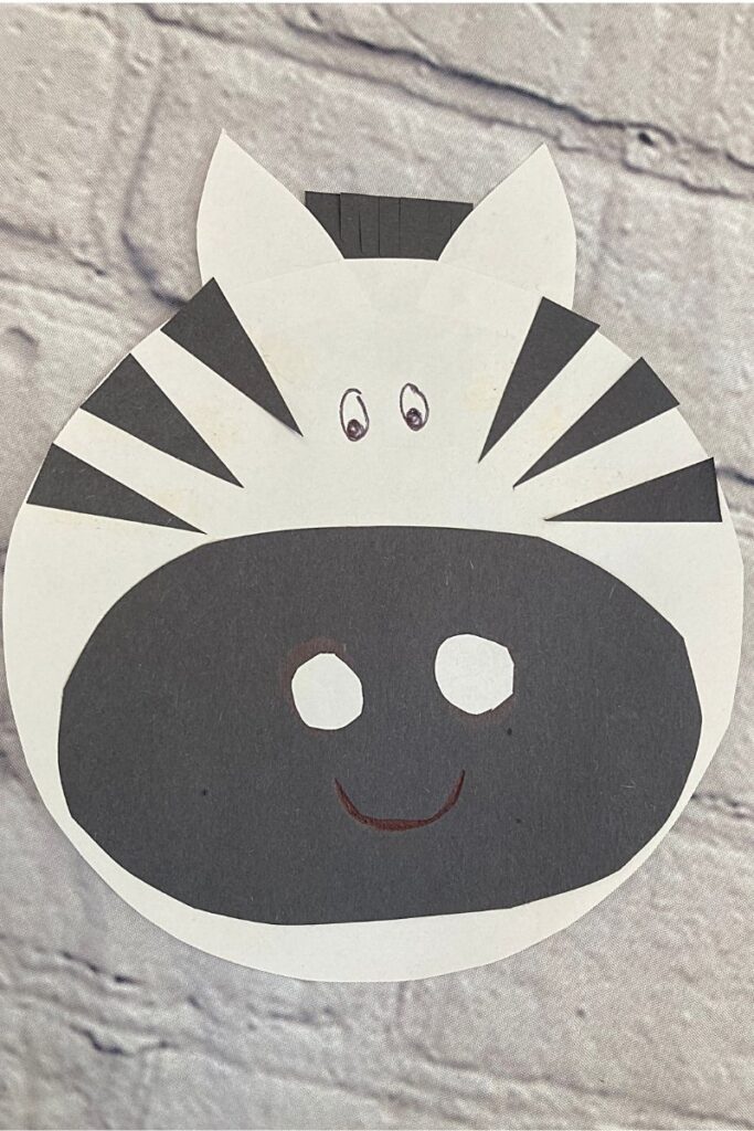 Zoo Animal Zebra Craft for Kids
