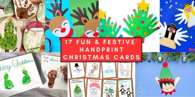 17 Fun and Festive Handprint Christmas Cards